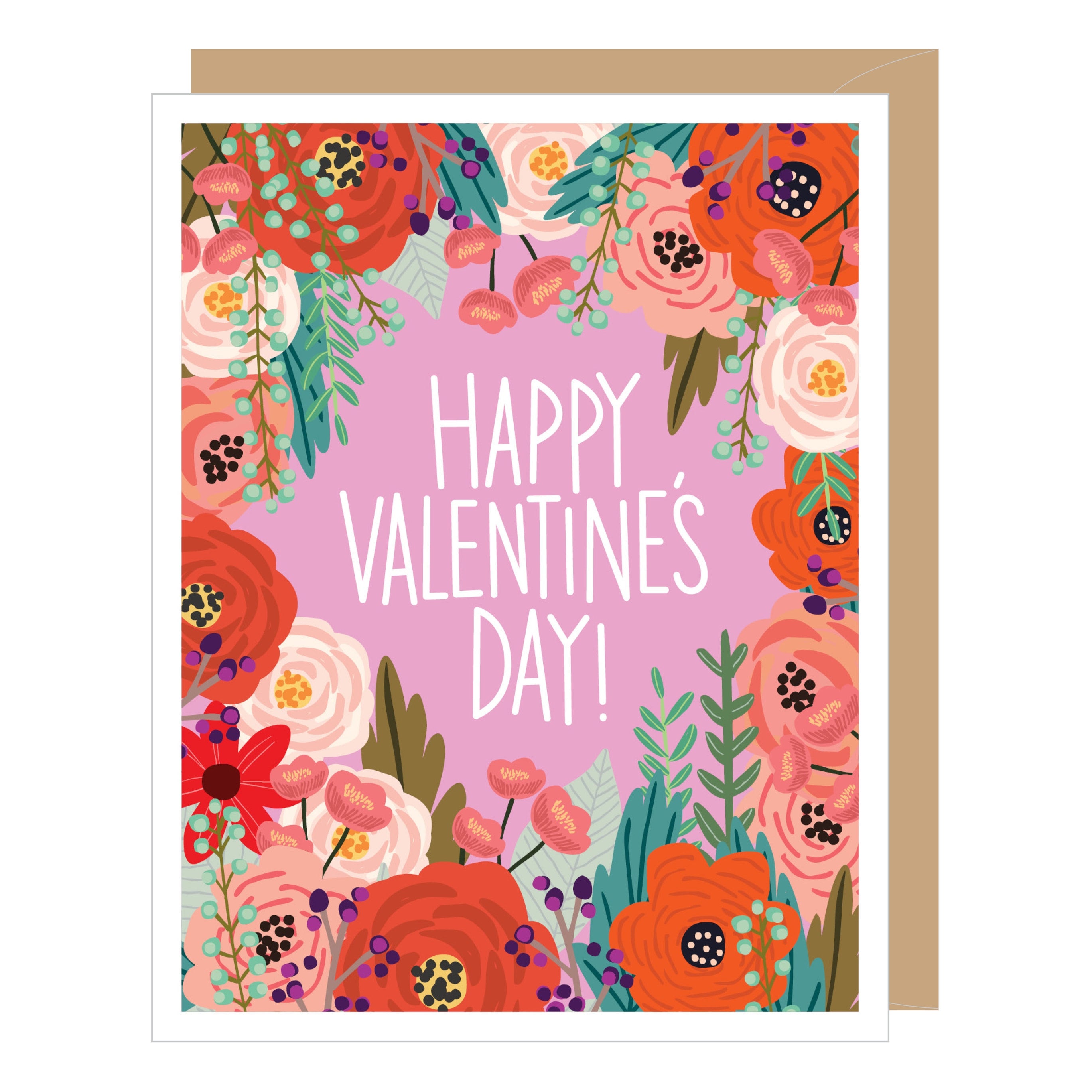 Floral Heart Design Wife Valentine's Day Card - Occasion Cards - View #9